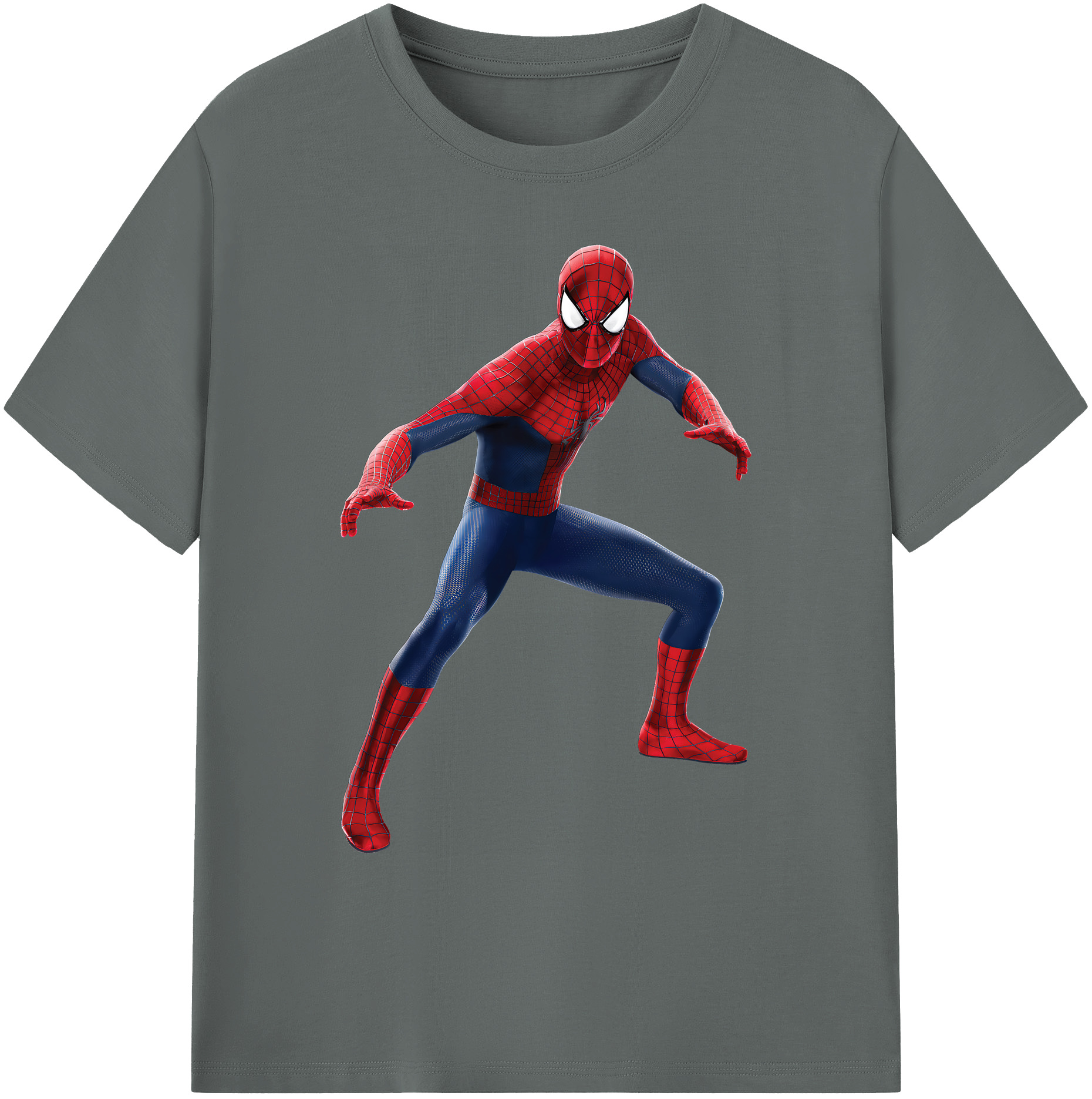 （画像用） Spider Man スパイダーマン 綿100％ メンズ半袖Tシャツ｜肌触りやわらか＆通気性